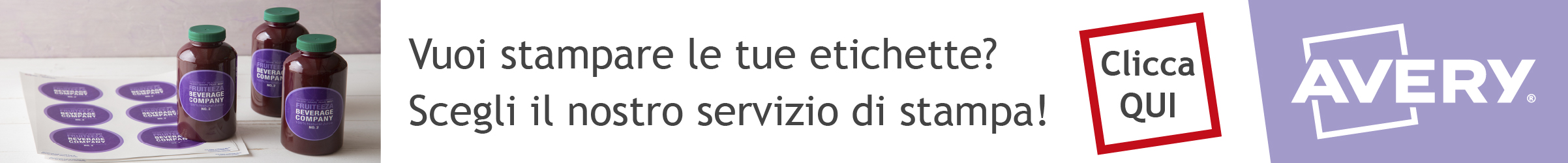 etichette stampate in carta bianca