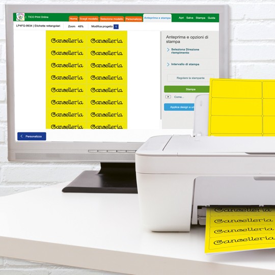 Software per la stampa delle etichette