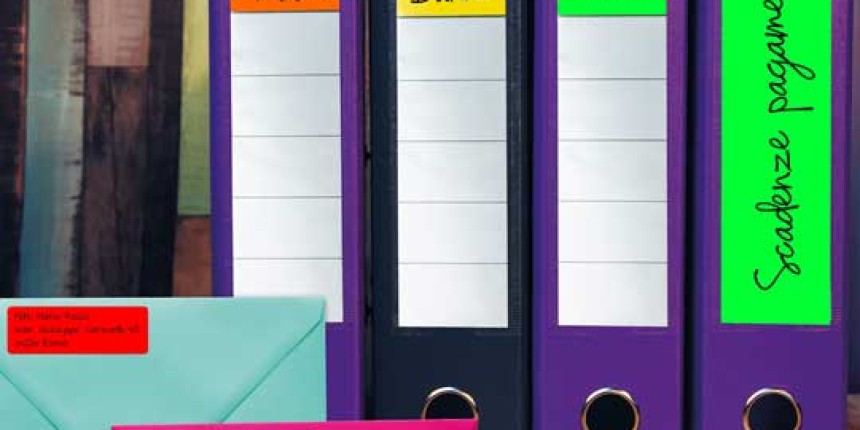 Etichette Rotonde Fluorescenti Neon, Colori Brillanti: Verde, Arancione, Giallo E Rosa, Go2Products