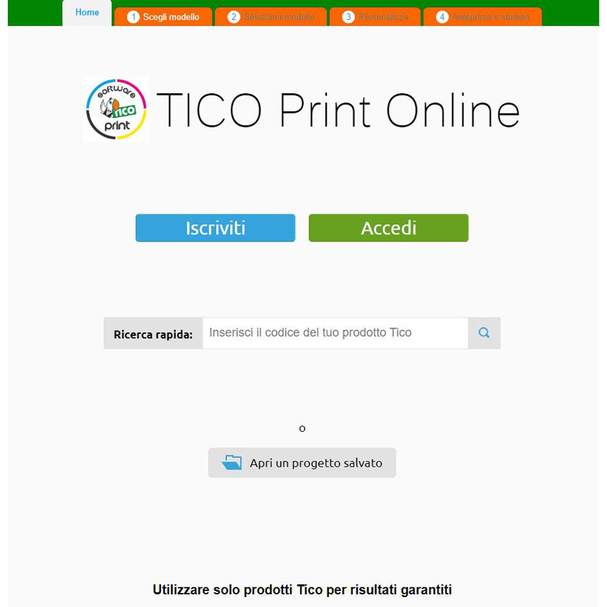 etichette tico
