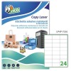 Etichetta adesive in poliestere bianco 70x36mm, 24 etichette per foglio LP4P-7036 Contenuto: 1.680 Etichette / 70 Pagina